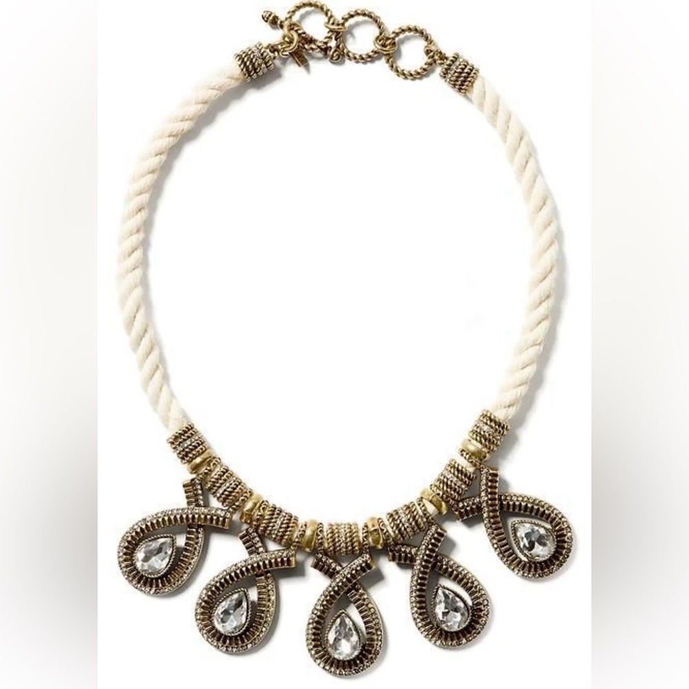 Banana Republic Stone Statement Fashion Necklace with robe